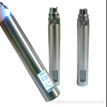 Ego LCD battery with variable voltages, LED screen shows power